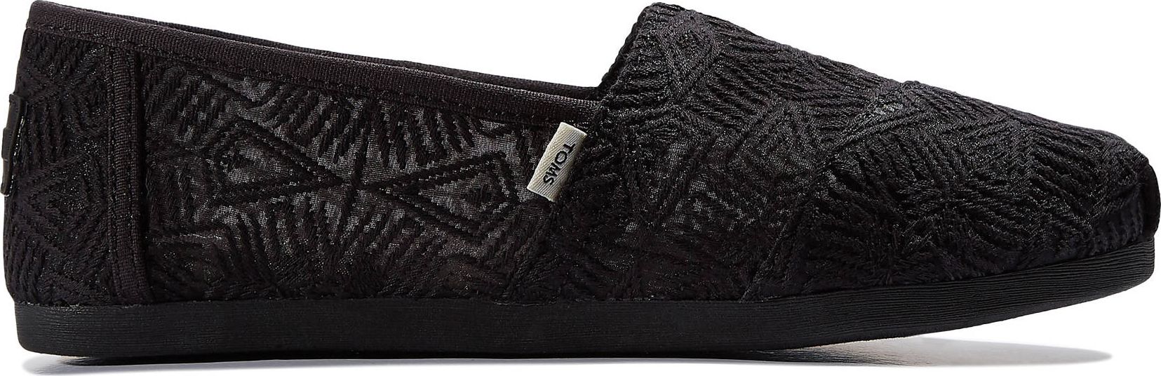 TOMS Geo Lace Women's Alpargata Black 40