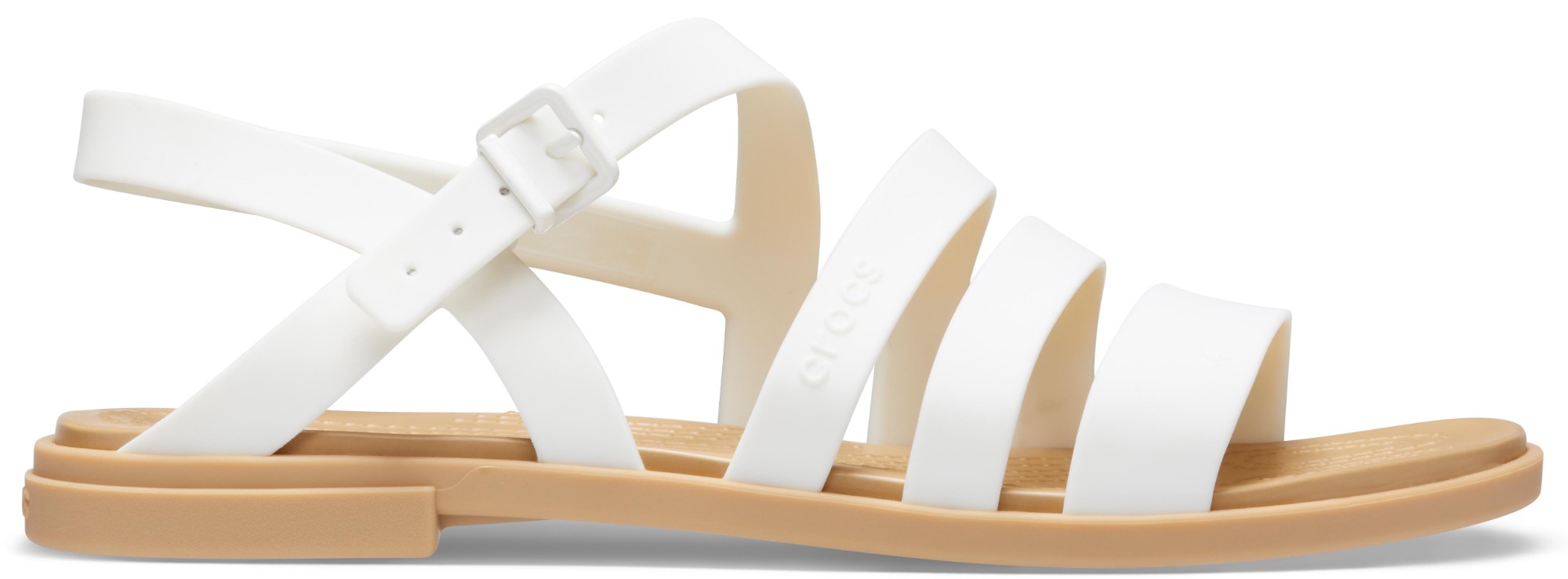 Crocs™ Tulum Sandal Womens Oyster/Tan 35