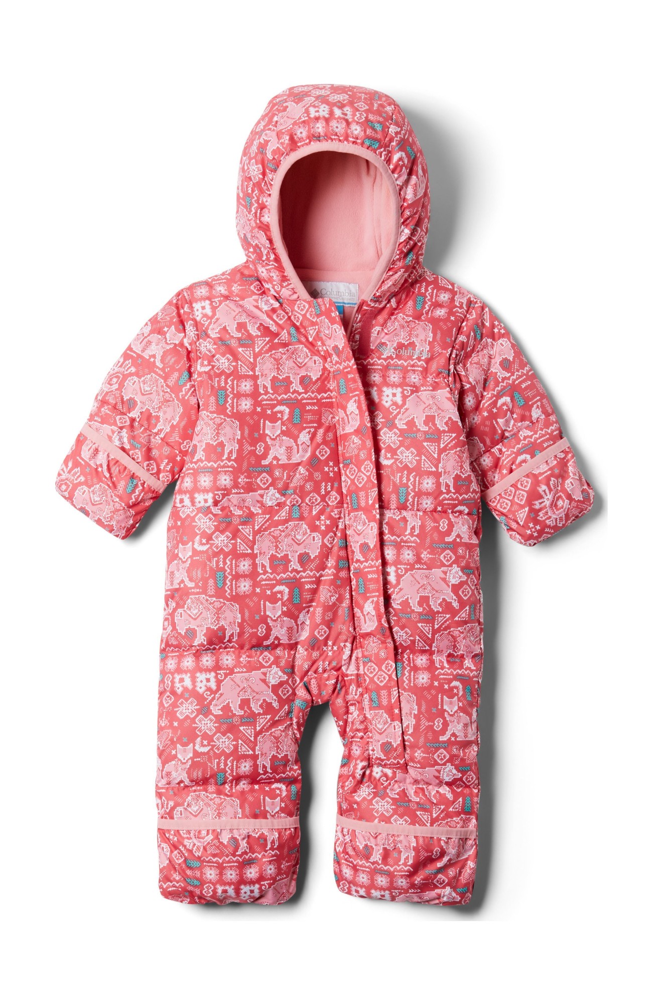 Columbia Snuggly Bunny Bunting Bright Geranium Critter Print 68