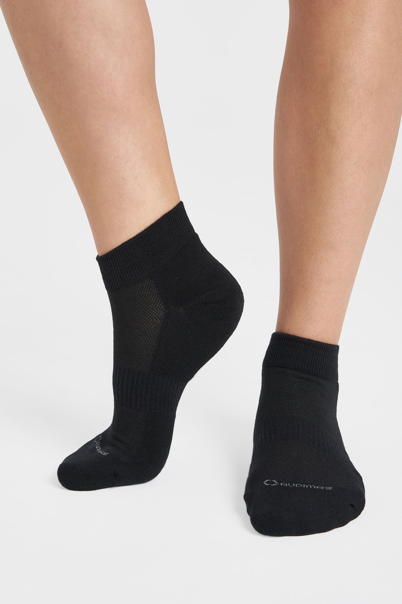 AUDIMAS Trumpos medvilnės pluošto kojinės 1-01-10 Black 38-40