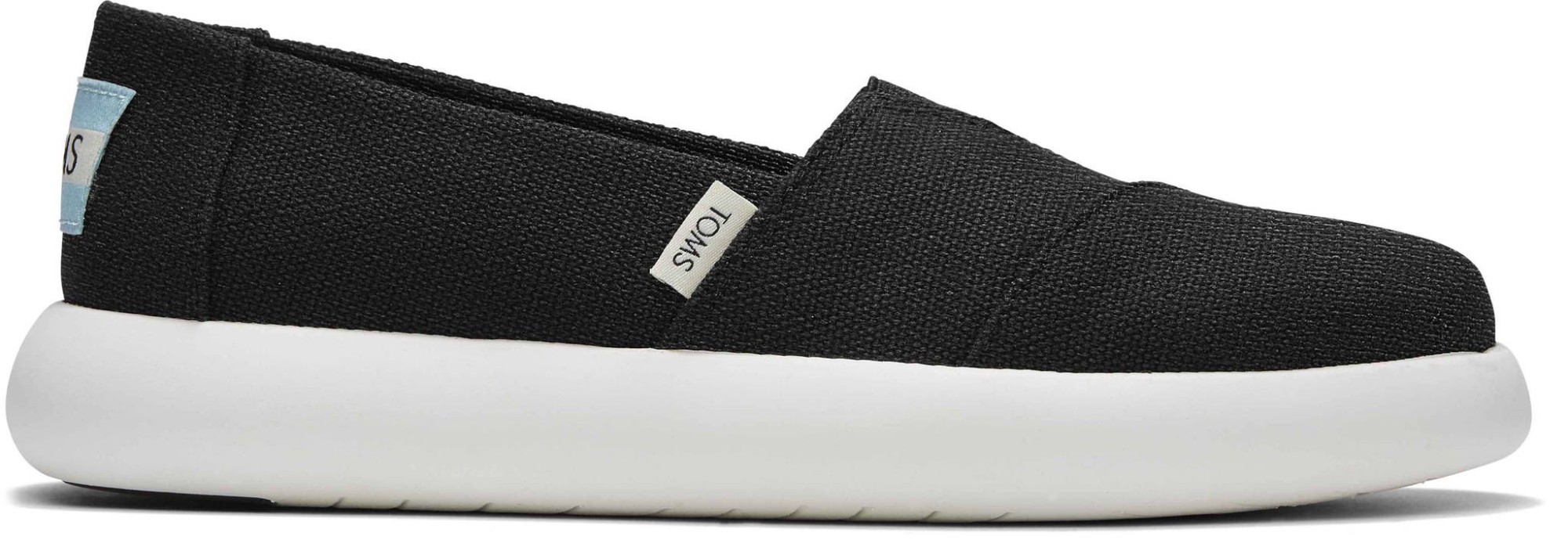 TOMS Heritage Women's Alpargata Mallow Slip-On Black 39