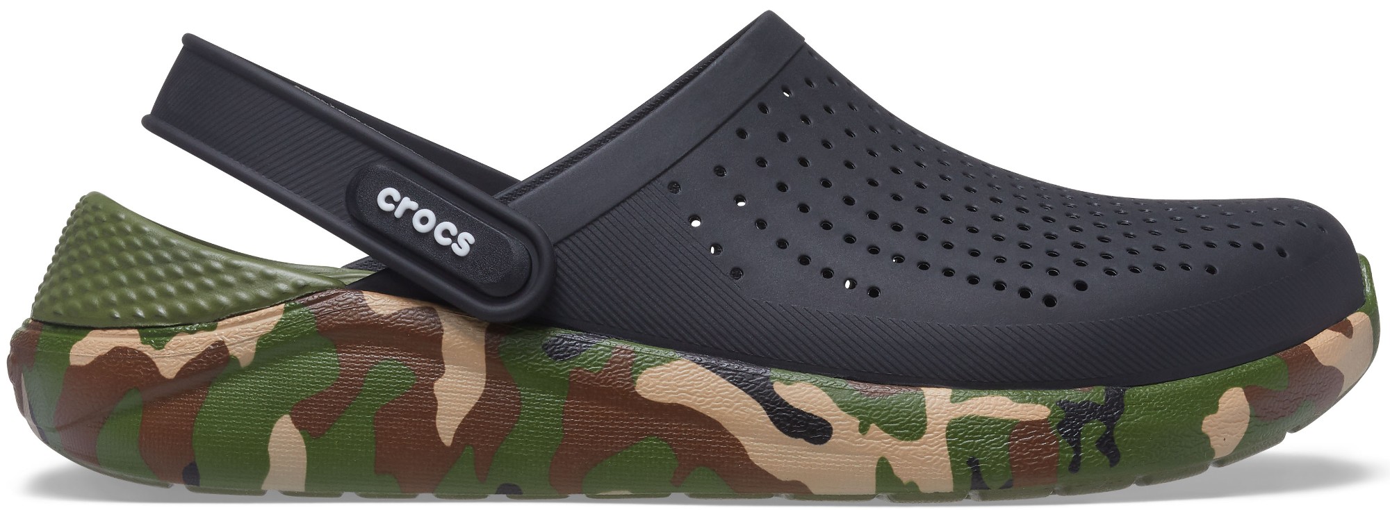 Crocs™ Literide Printed Camo Clog Black/Multi 43,5