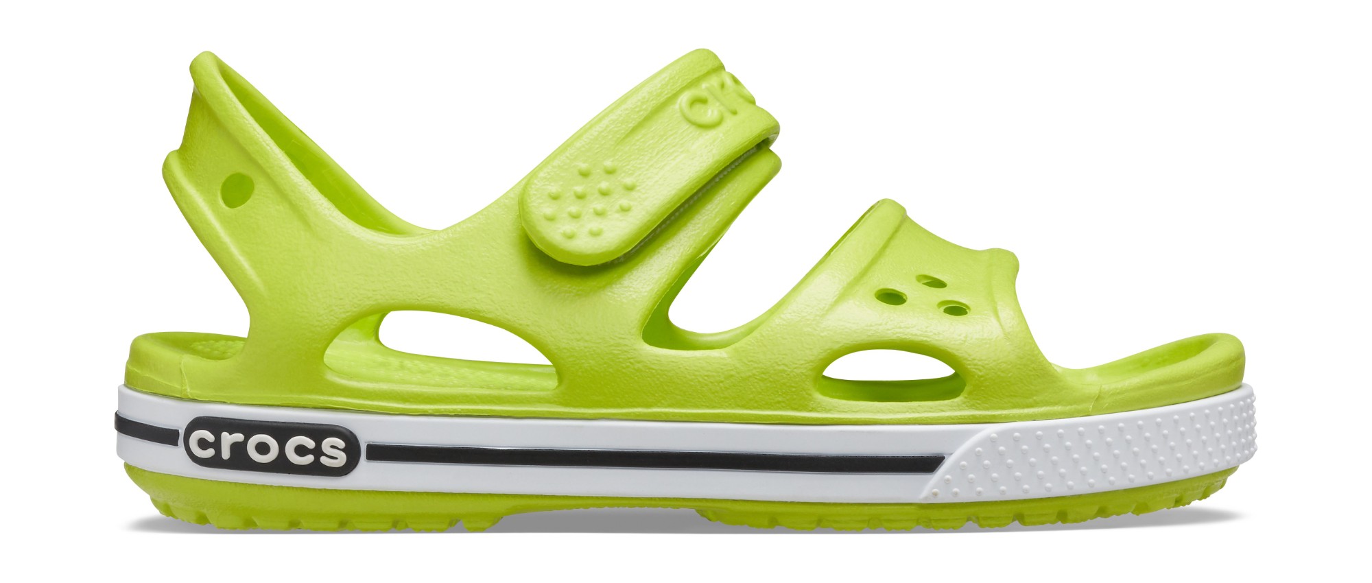 Crocs™ Kids' Crocband II Sandal PS Lime Punch/Black 24