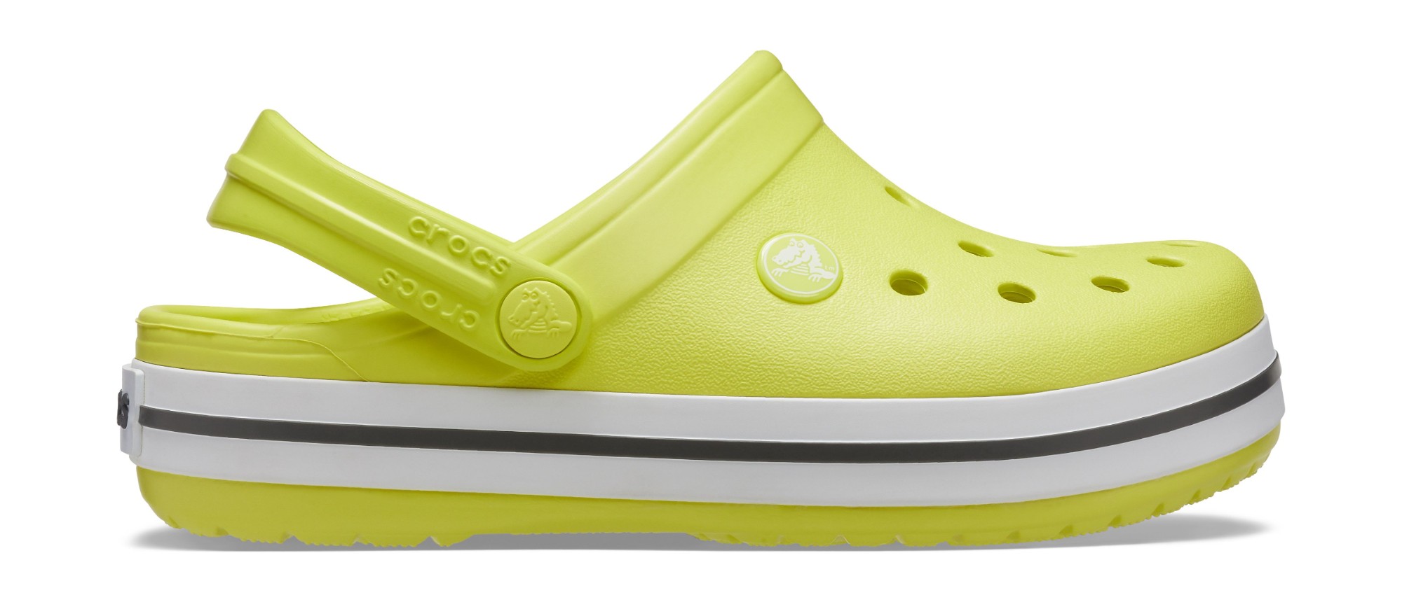 Crocs™ Crocband Clog Kid's Citrus/Grey 30