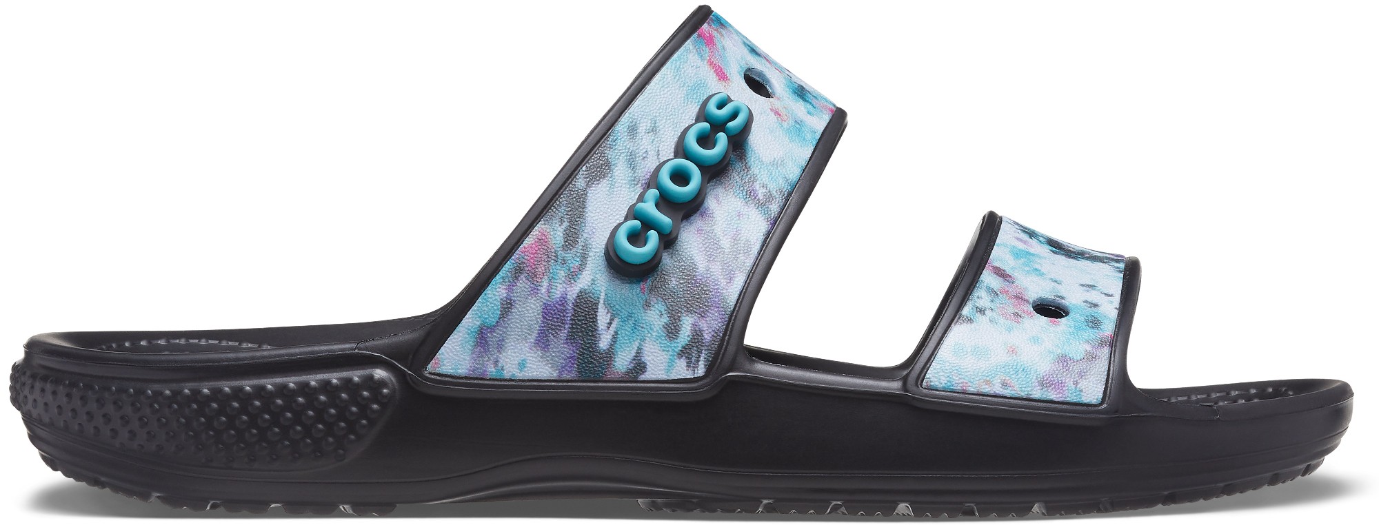 Crocs™ Classic Tie Dye Graphic Sandal Multi/Black 41