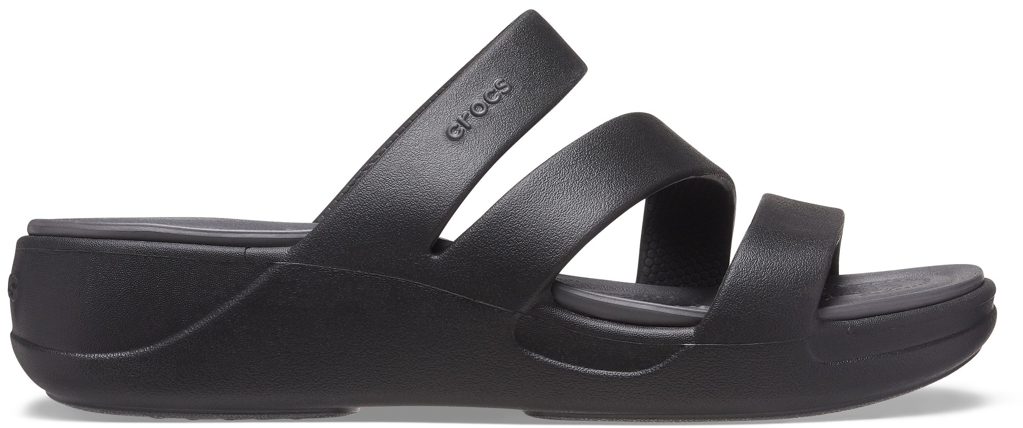 Crocs™ Boca Strappy Wedge Women's Black 36,5