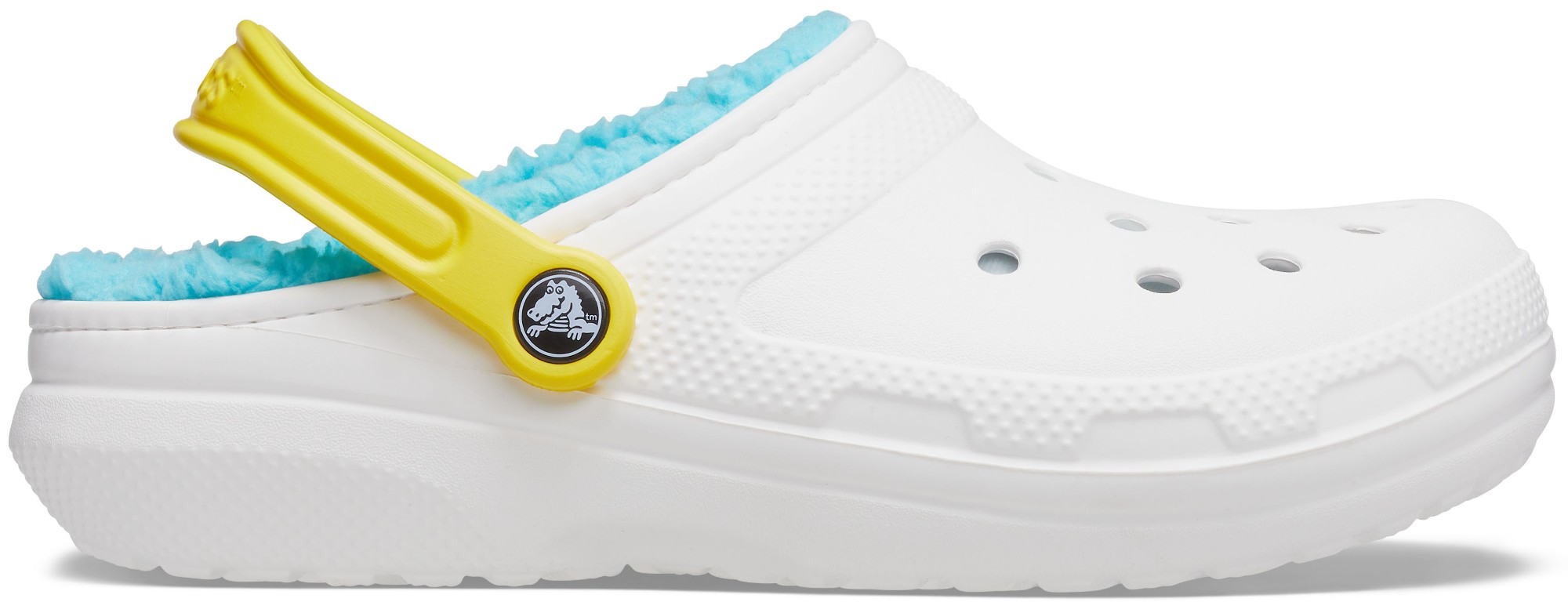 Crocs™ Classic Lined Pop Strap Clog White/Multi 36,5