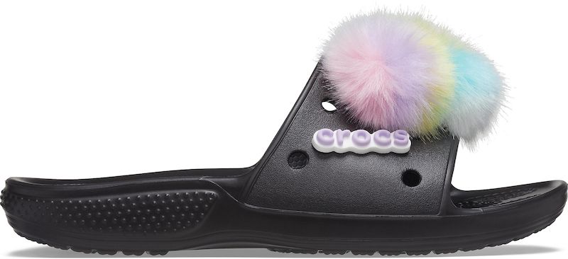 Crocs™ Classic Fur Sure Slide Black 36,5