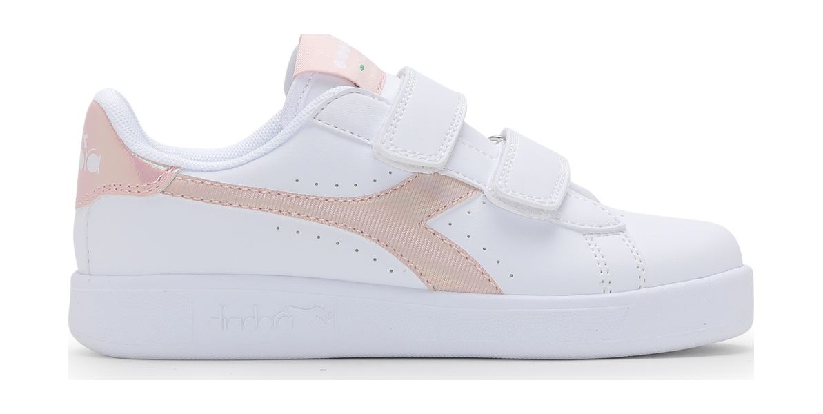 DIADORA Game P PS Girl White/Peach Whip 31