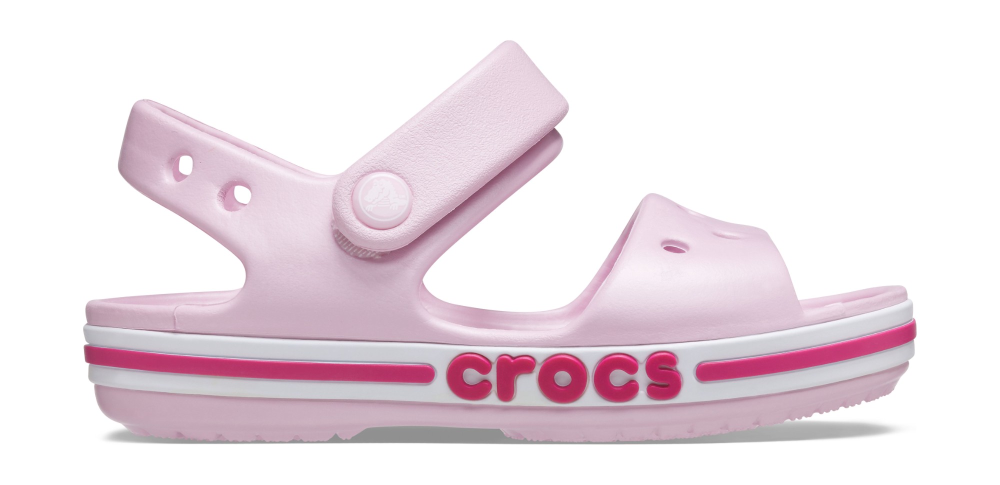 Crocs™ Bayaband Sandal Kid's Ballerina Pink/Candy Pink 23