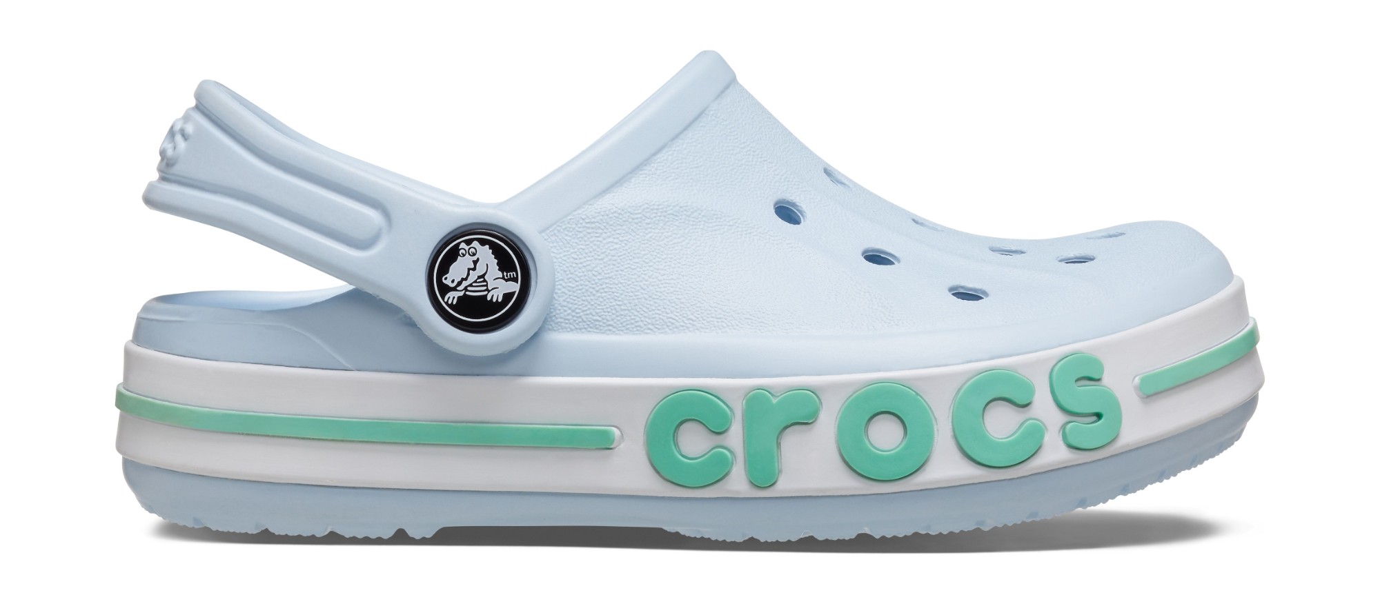 Crocs™ Bayaband Clog Kid's 207018 Mineral Blue/Pistachio 26