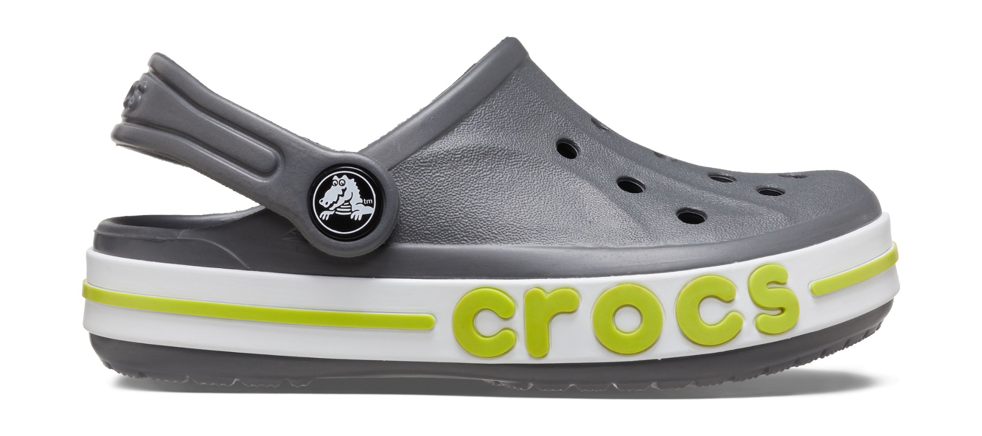 Crocs™ Bayaband Clog Kid's 207019 Slate Grey/Lime Punch 29