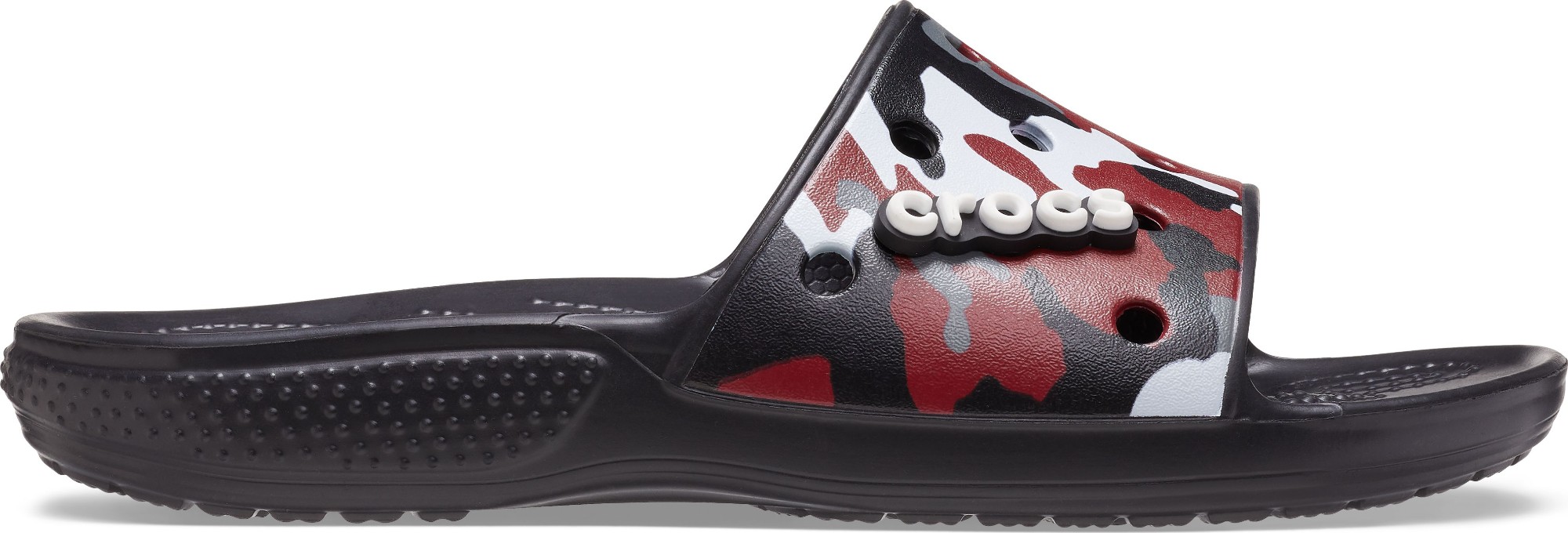 Crocs™ Classic Printed Camo Slide Black/Red 44,5