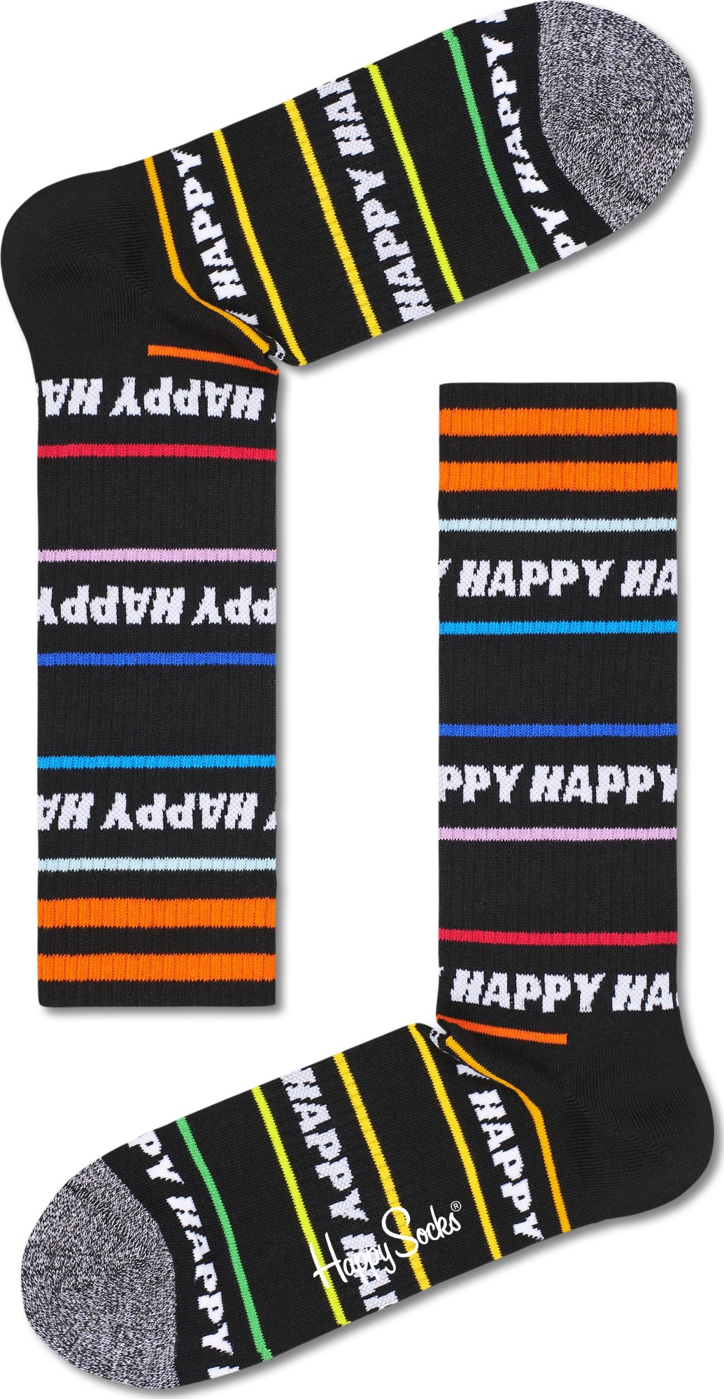 Happy Socks Happy Line Thin Crew Sock Multi 9300 36-40