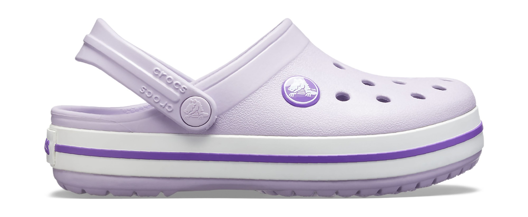 Crocs™ Crocband Clog Kid's 207005 Lavender/Neon Purple 27