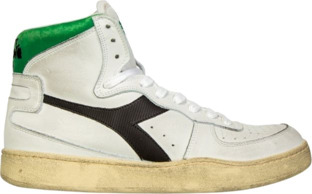DIADORA Mi Basket Used White/Jelly Bean/Black 44