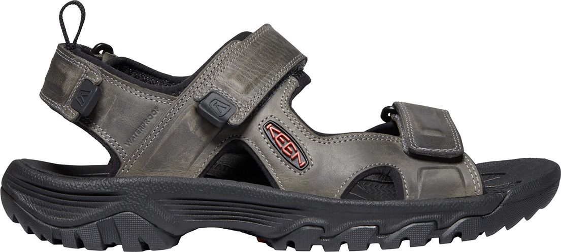 Keen TARGHEE III OPEN TOE SANDAL MEN Grey/Black 43