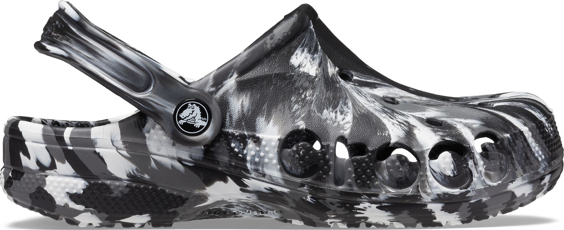 Crocs™ Baya Marbled Clog Black/White 36,5