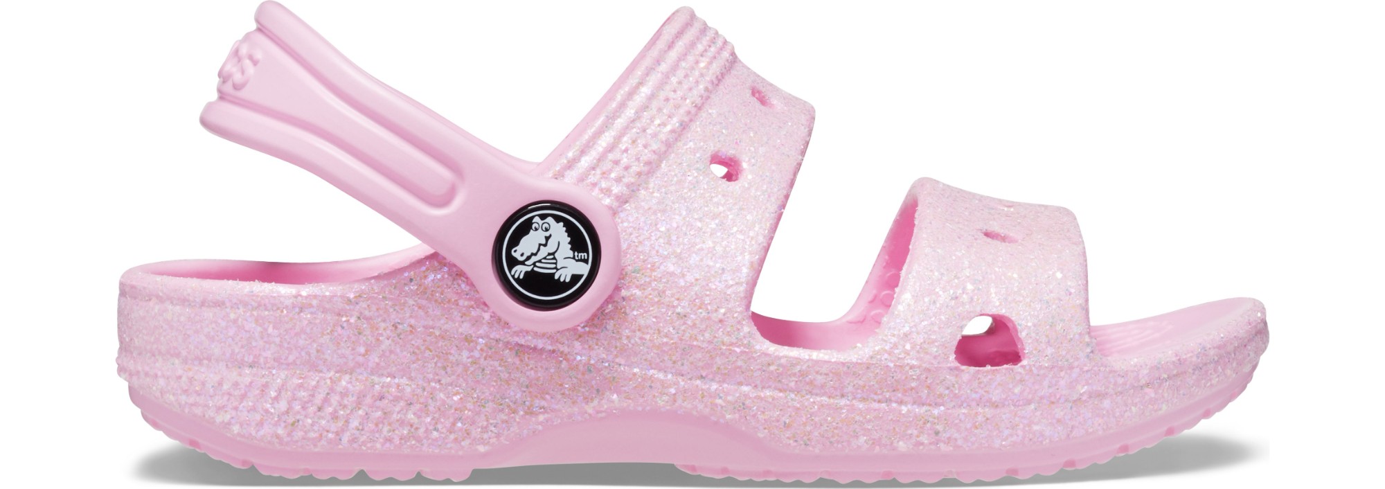 Crocs™ Classic Glitter Sandal Kid's 207983 Flamingo 24