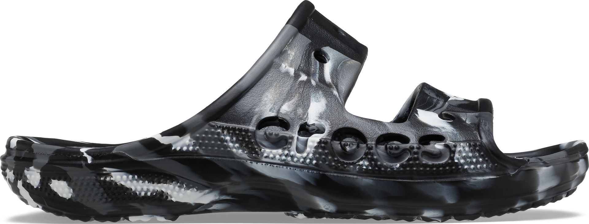Crocs™ Baya Marbled Sandal Black/Multi 38,5