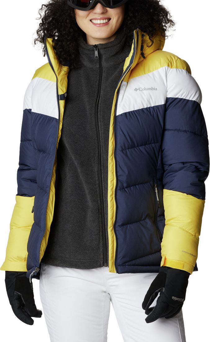 Columbia Abbott Peak Insulated Jacket Women's Nocturnal/White/Sun Glow M