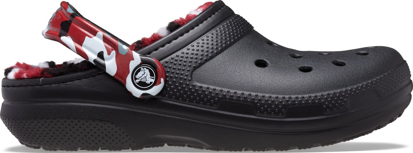 Crocs™ Classic Lined Camo Clog Black/Red 45,5