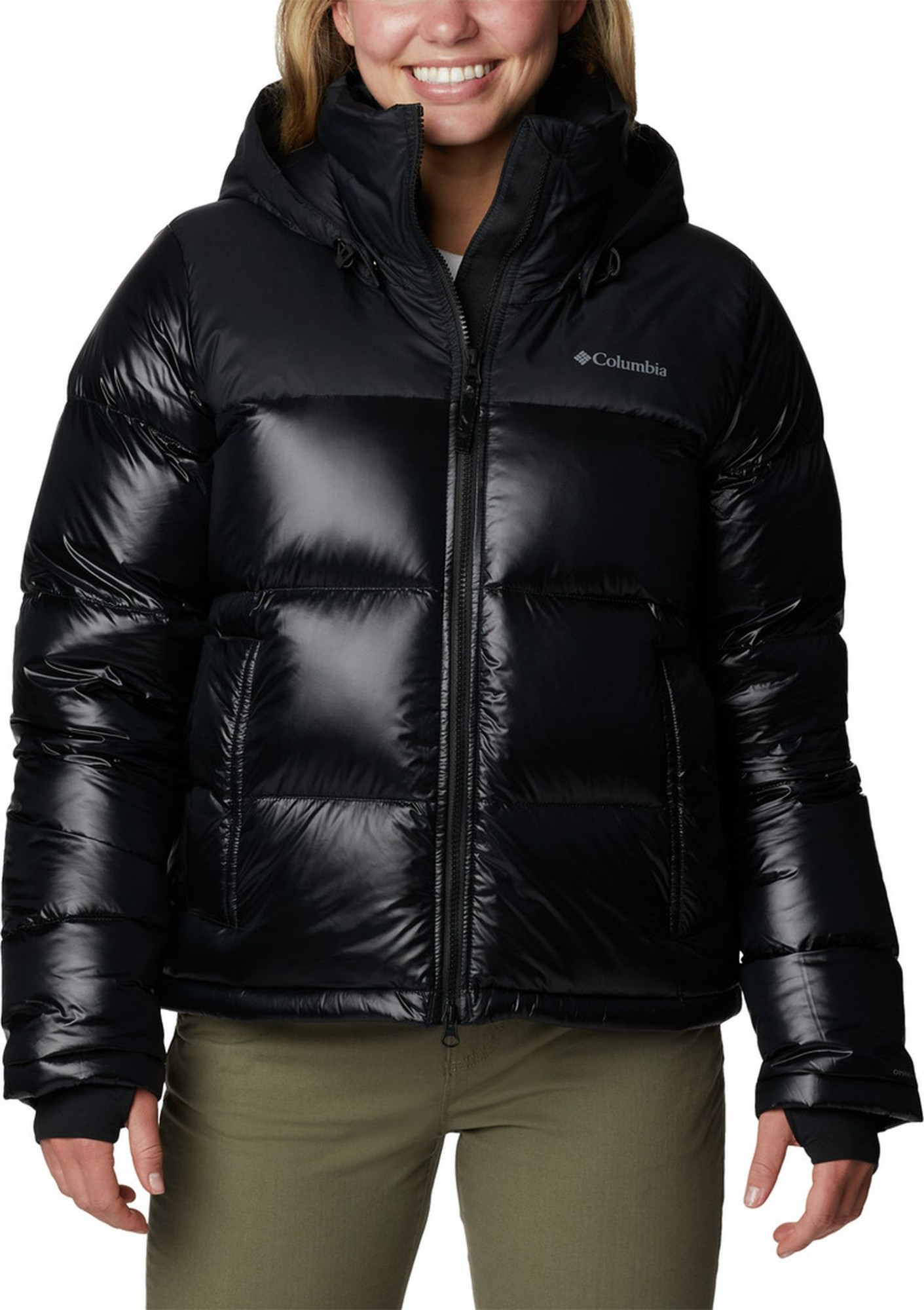 Columbia W Bulo Point Down Jacket Women's Black 011 L