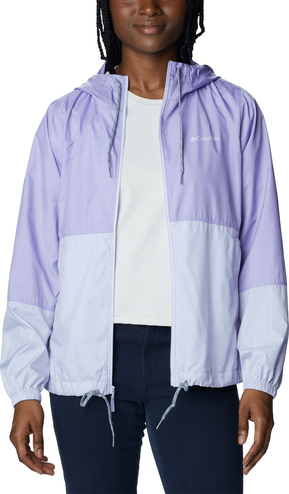 Columbia Flash Forward Windbreaker Women's Frosted Purple S