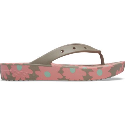 Crocs™ Classic Platform Retro Resort Flip Mushroom/Multi