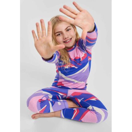 REIMA Taitoa 5200030D Wool-Lyocell Base-Layer Set Breezy Violet