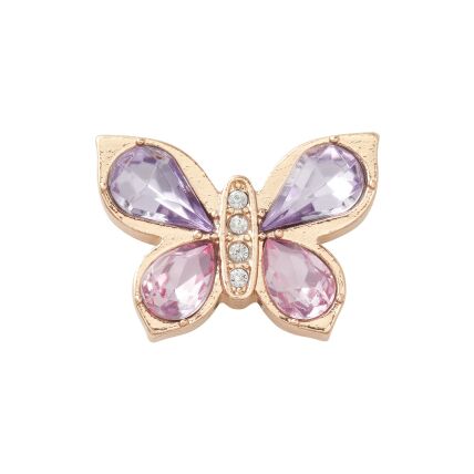 Crocs™ Jibbitz Gold Butterfly With Gem G1113900-Mu 