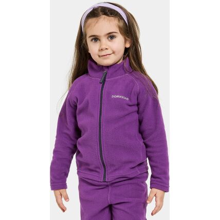 Didriksons Monte Kids' Full-Zip 10 Royal Purple