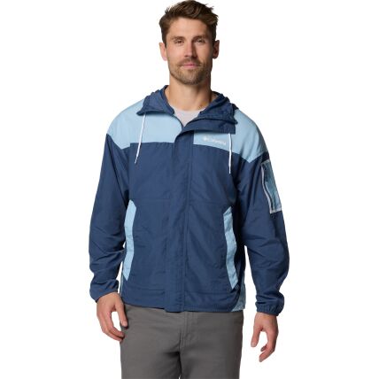 Columbia Challenger Ii Windbreaker Men's Dark Mountain/ Ripple Blue