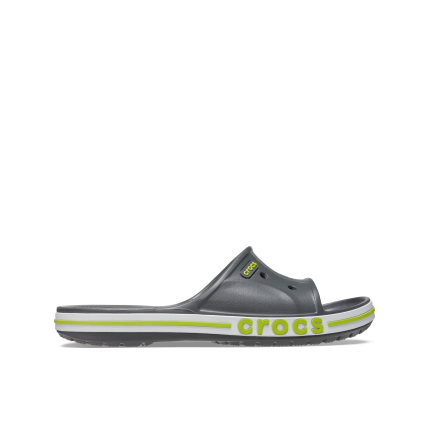 Crocs™ Bayaband Slide Slate Grey/Lime Punch
