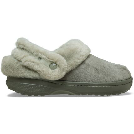Crocs™ Classic Unfurgettable Sueded Clog Galactic Grey