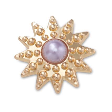 Crocs™ Jibbitz Purple Pearl Starburst 