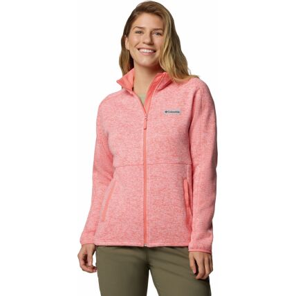 Columbia SWEATER WEATHER FULL ZIP II Pink Agave/ Dusty Pink Heather