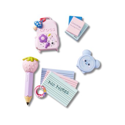 Crocs™ Jibbitz Girly Back To School 5 Pack 