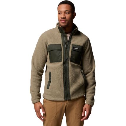 Columbia Juniper Peak Full Zip Fleece Men's Stone Green, Greenscape