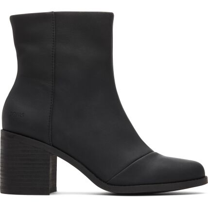 TOMS LEATHER WOMEN'S EVELYN BOOT 10020228 Black