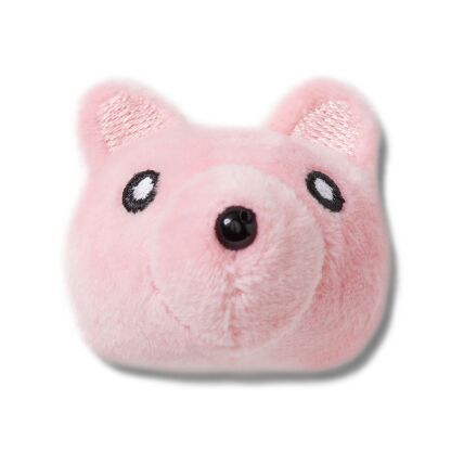 Crocs™ Jibbitz Pink Plush Teddy Face 