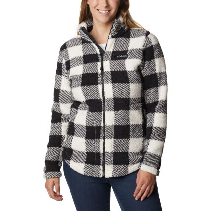 Columbia West Bend Full Zip Chalk Check Pri