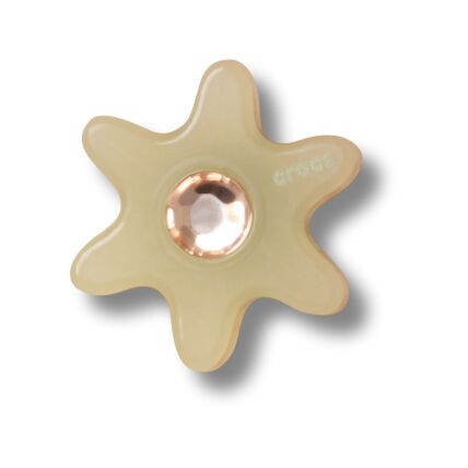 Crocs™ Jibbitz Tan Flower With Gem 