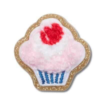 Crocs™ Jibbitz Patchwork Pink Cupcake 196265859047 