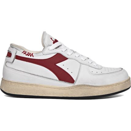 DIADORA Mi Basket Row Cut White/Garnet