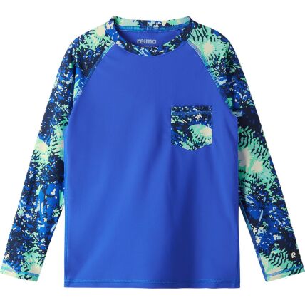 REIMA UPF 50+ Long Sleeve Swim Shirt Kroolaus 5200150E Sparkly Blue 66A0