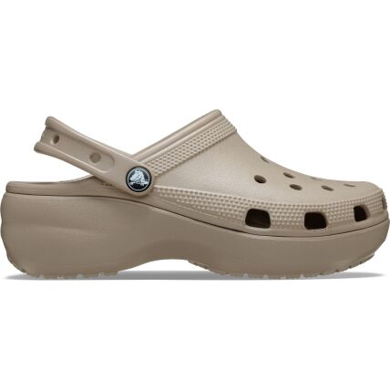 Crocs™ Classic Platform Clog Women's Taupe