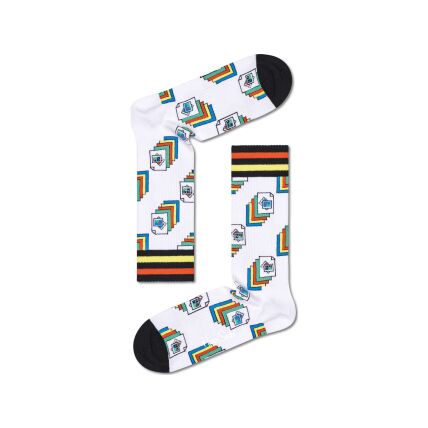 Happy Socks Photos Thin Crew Multi 1300