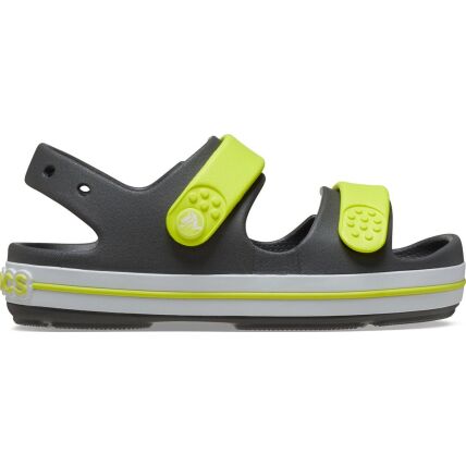 Crocs™ Crocband Cruiser Sandal Kids' Slate Grey/Acidity