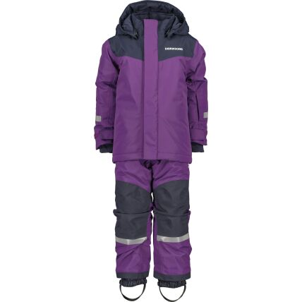 Didriksons Skare Kid'S Set Royal Purple